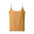 thumbnail image 1 of ShomPort Summer Spaghetti Strap Camisoles for Women Comfortable Longline Tank Top with Built in Bra Outerwear Vests, 1 of 3