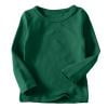 ShomPort Toddler Boys Girls Cotton T-Shirts Autumn Winter Basic Solid Color Long Sleeve Tops