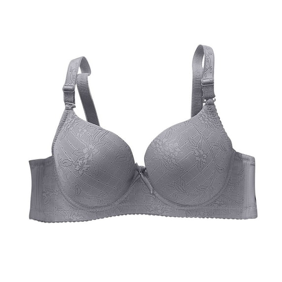 ShomPort Underwear for Womens Floral Printed Supportive Full Coverage Adjustable Straps Smoothing Everyday Bars