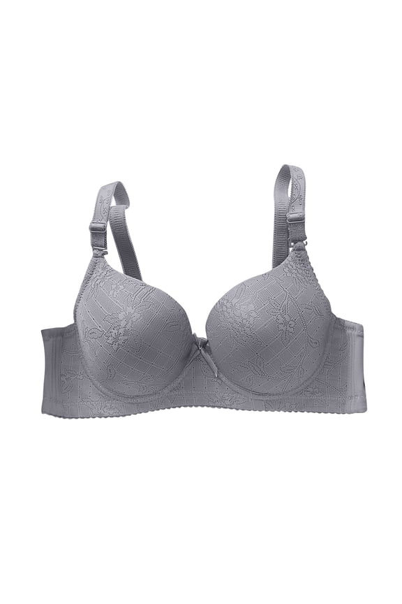 Underwear for Womens Floral Printed Supportive Full Coverage Adjustable Straps Smoothing Everyday Bars