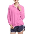 thumbnail image 1 of ShomPort Waterproof Jackets for Womens Lightweight Long Sleeve Full Zipper Windbreaker Plus Size Climbing Running Outdoor Coats, 1 of 2