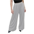 thumbnail image 1 of ShomPort Wide Leg Pants for Women Fall Spring Fashion High Waisted Palazzo Pants Casual Loose Trousers, 1 of 5