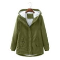 thumbnail image 1 of ShomPort Winter Coats for Women Long Sleeve Fleece Lined Hooded Jackets Casual Warm Pockets Outerwear, 1 of 3