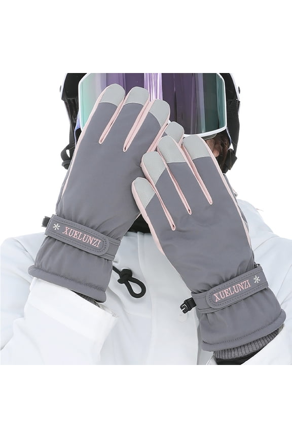 Winter Gloves for Womens Windproof Touch-Screen Outdoor Driving Cycling Ski Workout Thermal Grip Gloves
