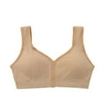 thumbnail image 1 of ShomPort Wireless Yoga Bras for Womens Plus Size Full Coverage Breathable Wide Straps Athletic Padded Underwear, 1 of 5