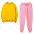 thumbnail image 1 of ShomPort Women's 2 Piece Sets Long Sleeve Fleece Sweatsuit Pullover and Sweatpants Tracksuit Lounge Sets, 1 of 5