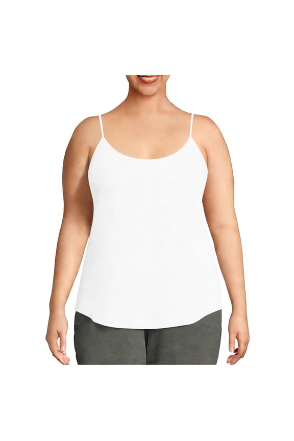 Women's Cami Tunic Top Basic Plus Size Soft Breathable Stretch Loose Comfy Camisole Tank Tops