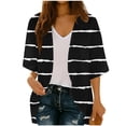 thumbnail image 1 of ShomPort Women's Cardigans Spring Summer Lightweight Open Front Cover Ups Shrugs Wrap Cardigan, 1 of 7