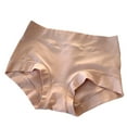 thumbnail image 1 of ShomPort Women's Comfortable Cotton Underwear High Waist Hipster Panties Solid Color Ladies Briefs, 1 of 7