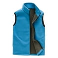 thumbnail image 1 of ShomPort Women's Fleece Vest Outerwear Sleeveless Lightweight Zip Up Jackets Warm Soft Vests, 1 of 7