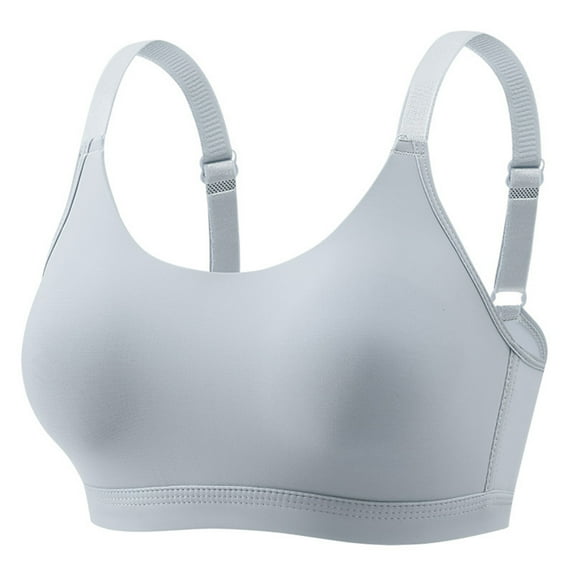 ShomPort Women's Full Coverage Underwear Solid Color Adjustable Straps Supportive Comfort Lightweight Bras