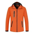 thumbnail image 1 of ShomPort Women's Packable Rain Jacket Fall Winter Hiking Travel Raincoat with Hood Casual Windproof Coat, 1 of 8