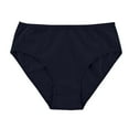 thumbnail image 1 of ShomPort Women's Panties Basic Mid Waist Solid Color Briefs Comfortable Cotton Hipster Underwear, 1 of 7
