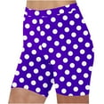 thumbnail image 1 of ShomPort Women's Polka Dot Beach Shorts Underwear Soft High Waist Bottoms Boyshorts Swim Shorts, 1 of 5