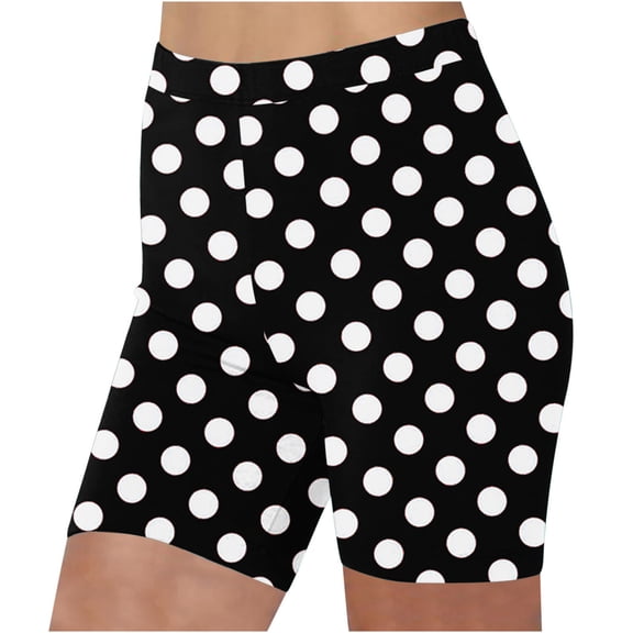 ShomPort Women's Polka Dot Beach Shorts Underwear Soft High Waist Bottoms Boyshorts Swim Shorts