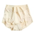 thumbnail image 1 of ShomPort Women's Satin Underwear High Waist Stretch Briefs Comfortable Soft Full Coverage Panties, 1 of 3