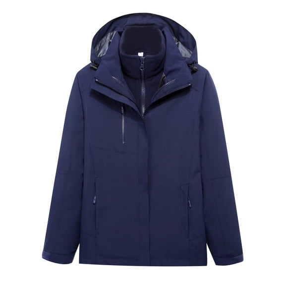 ShomPort Women's Ski Snow Jacket Hooded Winter Warm Jacket Snow Coat Mountain Windproof Rain Windbreaker