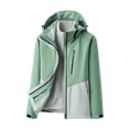 thumbnail image 1 of ShomPort Women's Skiing Snowboarding Zipper Jackets Hooded Mountain Snow Coat Winter Thermal Hiking Outdoor Coat, 1 of 8