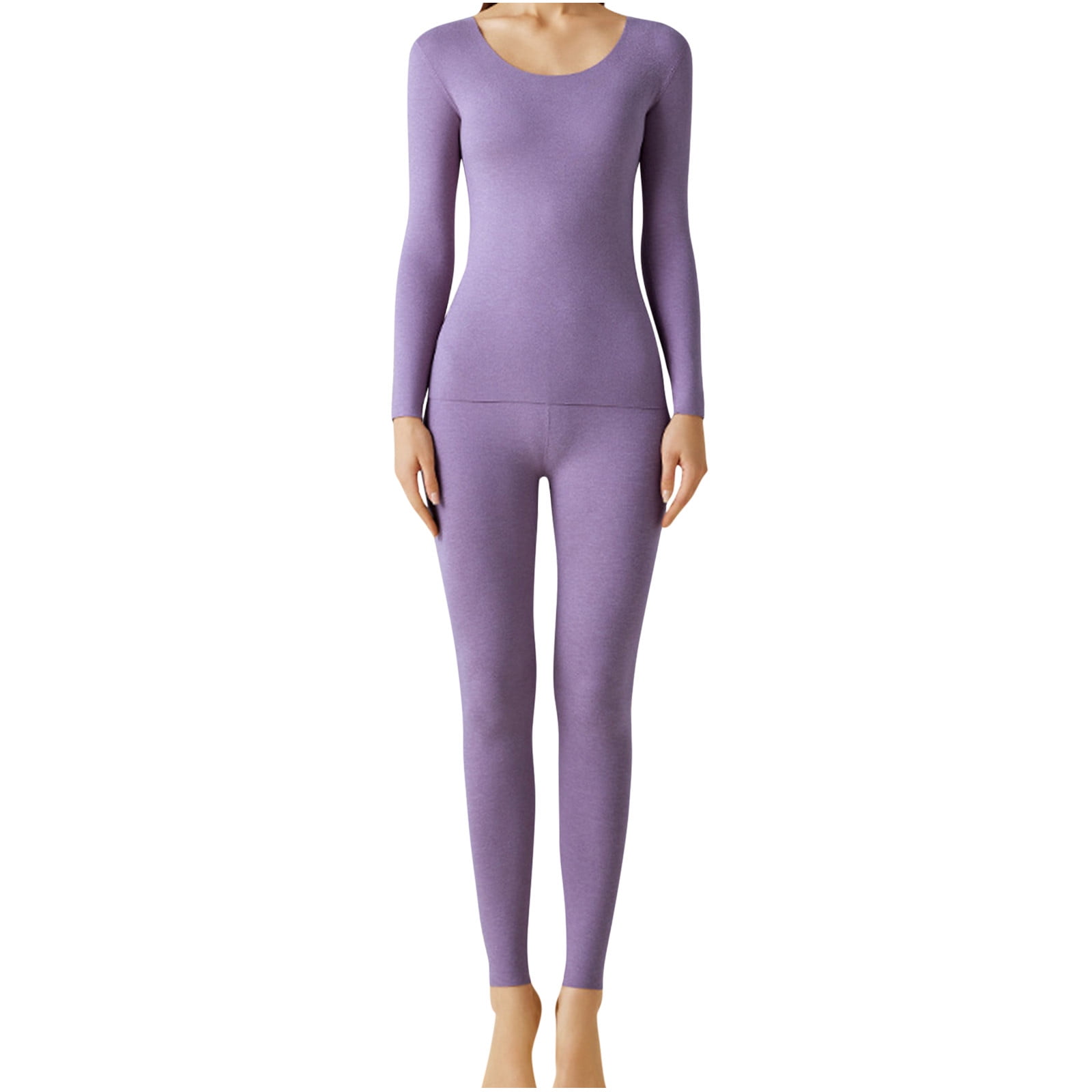 Womens Thermal Underwear Set Long Johns with Fleece Lined Ultra Soft Top &  Bottom Base Layer Thermals for Women (Purple, S) : : Clothing,  Shoes & Accessories