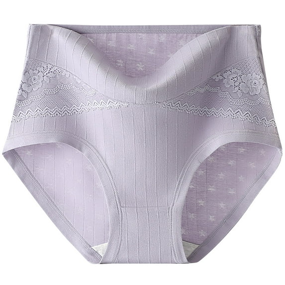 ShomPort Women's Underwear Plus Size Cotton Breathable Panties Comfortable High Waist Hipster Briefs XL-6XL