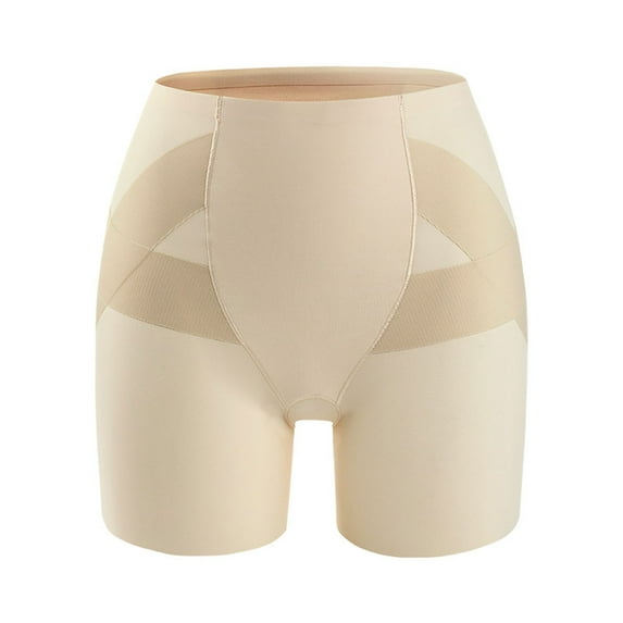 ShomPort Womens Boyshorts Underwear High Waisted Tight Stretchy Panties Shapewear Seamless Shaping Shorts