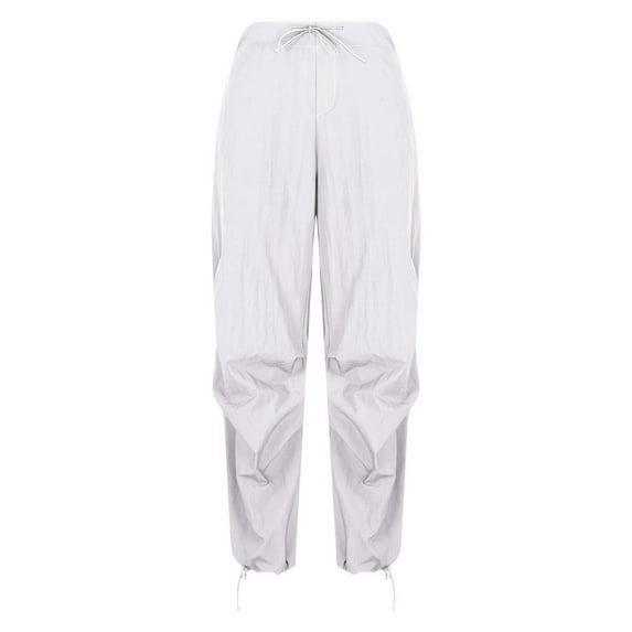 ShomPort Womens Cargo Pants Wide Leg Hiking Pants High Waisted Baggy Pants Fall Trendy Pants with Pockets