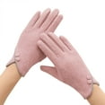 thumbnail image 1 of ShomPort Womens Casual Gloves Touchscreen Comfort Soft Fall Winter Thermal Driving Gloves for Cold Weather, 1 of 3