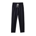 thumbnail image 1 of ShomPort Womens Cotton Linen Pants Casual Loose Drawstring Baggy Sweatpants Trousers with Pocket, 1 of 2