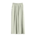 thumbnail image 1 of ShomPort Womens Plus Size Loungewear High Waist Wide Leg Solid Color Lightweight Pajama Pants Breathable Comfort Sleepwear, 1 of 3