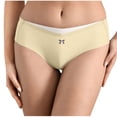 thumbnail image 1 of ShomPort Womens Seamless Panties Mid-Rise Waisted Cotton Smoothing Briefs Breathable Cute Printed Underpants, 1 of 6