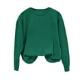 thumbnail image 1 of ShomPort Womens Trendy Hoodies Lightweight Scoop Neck Long Sleeve Pullover Trendy Sports Travel Shirt, 1 of 5