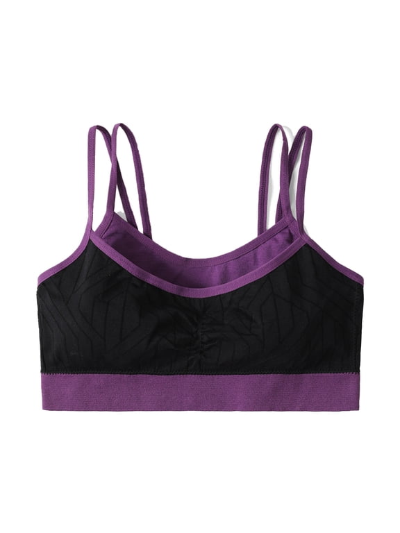 Womens Workout Sports Bras High Impact Pullover Strappy Active Quick Dry Yoga Bra