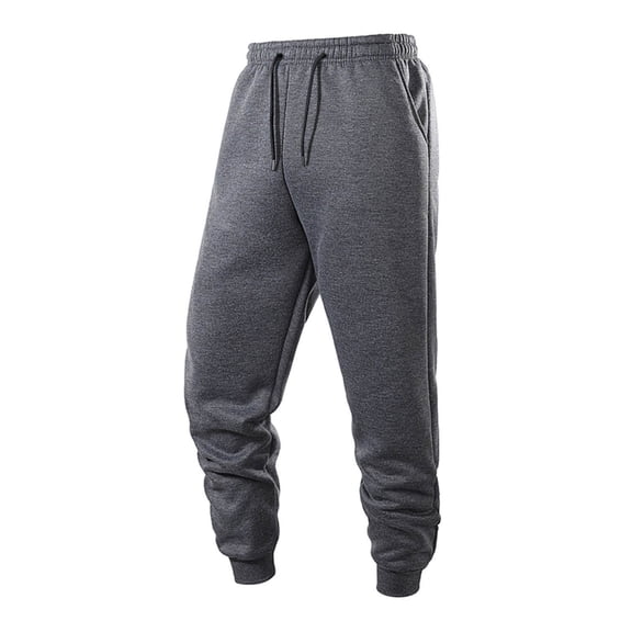 ShomPort Wool Pants for Mens Drawstring Full Length Bottom Elastic Wasit Pants Bottom Fall Winter Thermal Trousers