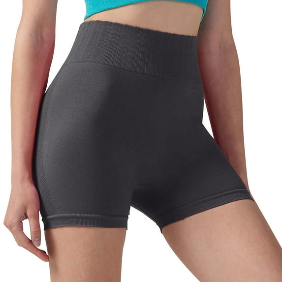 ShomPort Yoga Shorts for Women Seamless High Waisted Athletic Short Leggings Summer Slim Stretchy Workout Gym Shorts