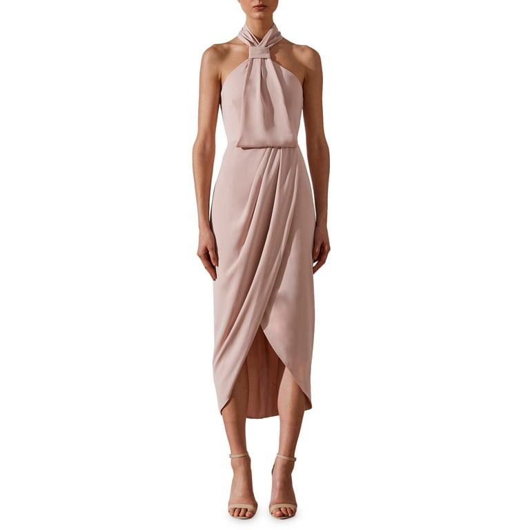 Shona Joy Knotted Tulip Hem Gown in Ballet at Nordstrom, Size 6