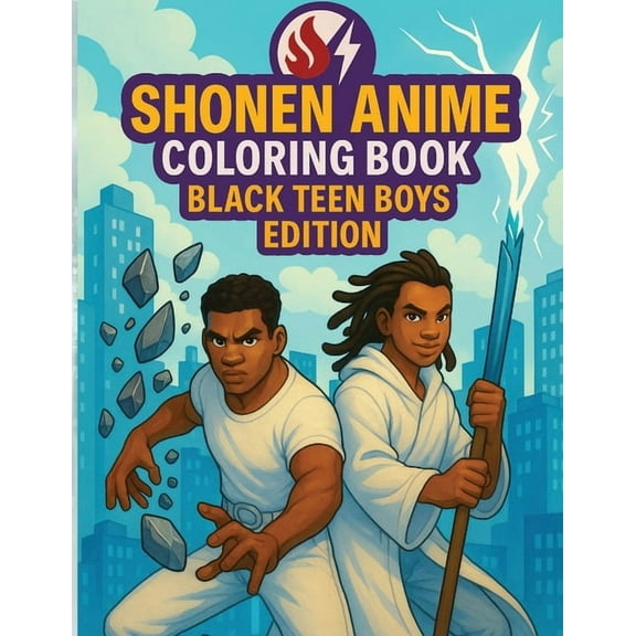 Shonen Anime Shonen Anime Coloring Book: Black Teen Boys Edition, Book 3, (Paperback)