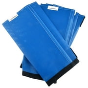 SHOOFLY Horse Leggins - Loose Fitting Boots, Breathable Plastic Mesh (Blue/Large)