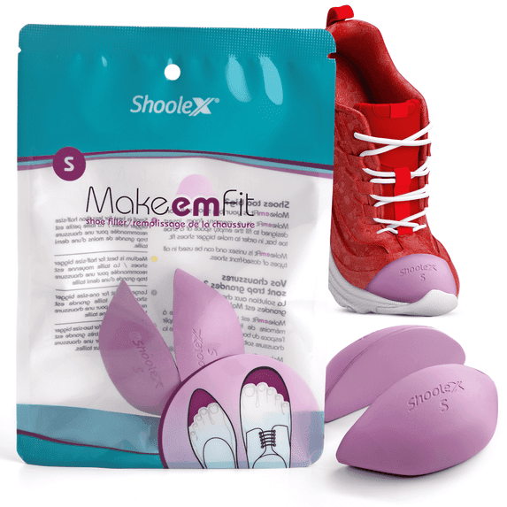 Shoolex Big Shoe Filler, Toe filler insert, Unisex Shoe Inserts To Make Big Shoes Fit, Small