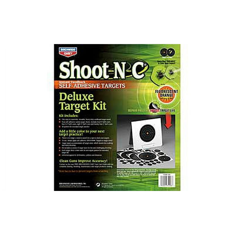 Shoot•N•C® Assorted Bull's-eye Target Kit - 4 targets (4-8, 4-6, 8-3,  24-2 & 40-1) 