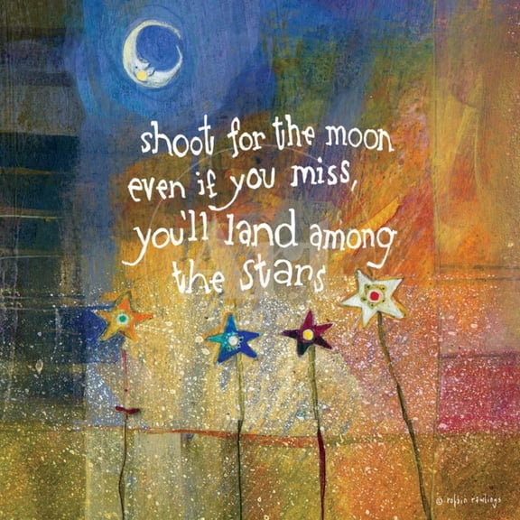 Shoot for the Moon, Unframed Art Print Wall Art by Robbin Rawlings Sold by Art.Com