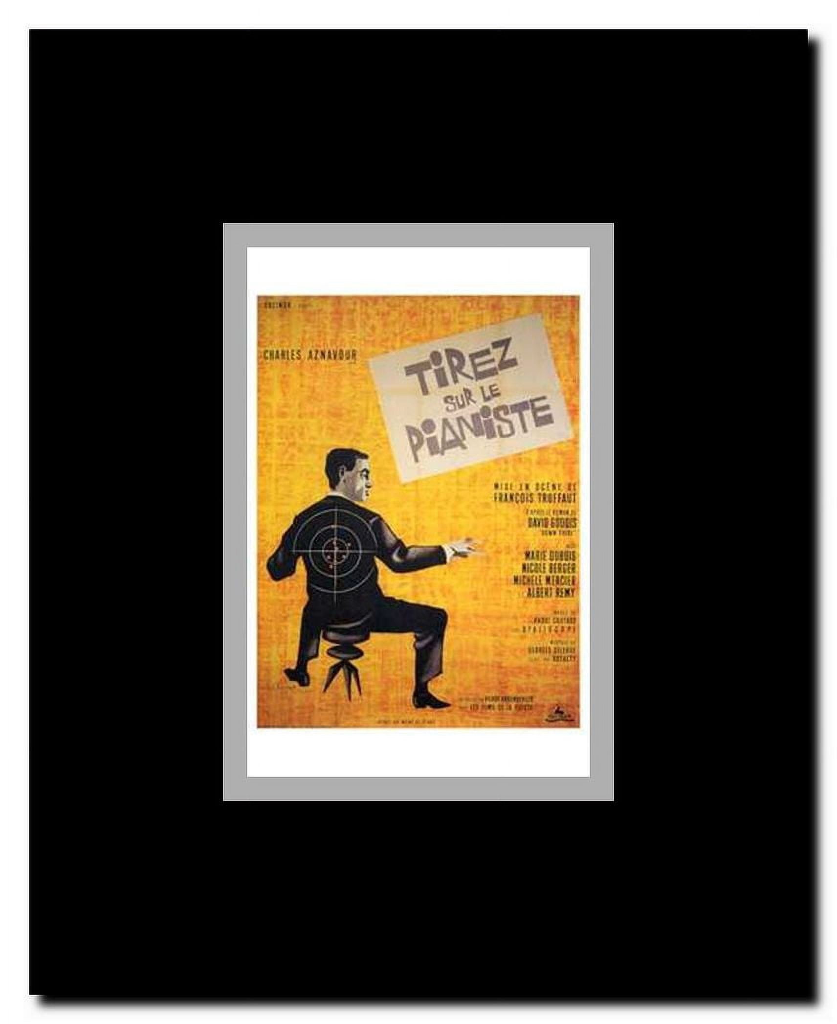 Shoot the Piano Player Framed Movie Poster