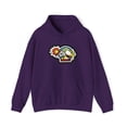 thumbnail image 1 of Shooter Cartoon Birdhouse Berra Santos Vintage Skateboard 2002 Hoodie Print - S / Purple, 1 of 3