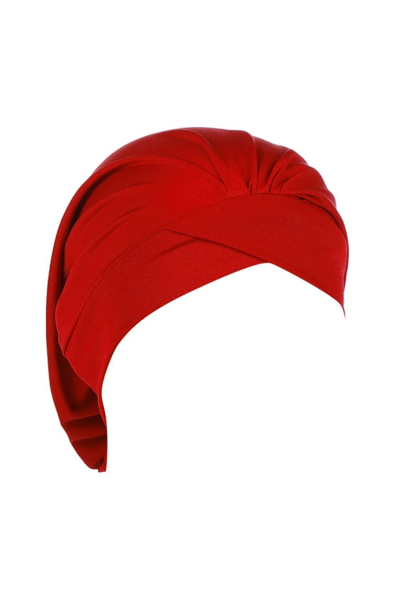 Shooting Baseball Cap - Ear Protection Compatible Hat Women Fashion Ruffle Solid Cap Wrap Turban Hat Baseball Caps