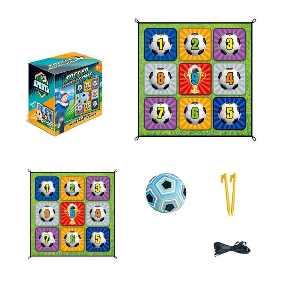 Shooting Football Toy for Indoor Training, Target Practice Game for Kids and Parents, Soft Fabric Balls with Flannel Goal, Easy Setup, Ideal for Hand-Eye Coordination and Family Fun