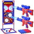 thumbnail image 1 of Aogsiyt Shooting Toy Set for Kids with Spider Target, 2 Air Pump Launchers & 24 Foam Balls, Indoor Outdoor Action Games, Birthday Gifts for Boys Age 3-12, 1 of 7