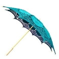 thumbnail image 1 of Shooting Props Photography Decorative Umbrella For Weddings Dance Events Lace Design Wooden Handle 82cm Diameter Prop Umbrella Not For Sunshade Or Rain, 1 of 8