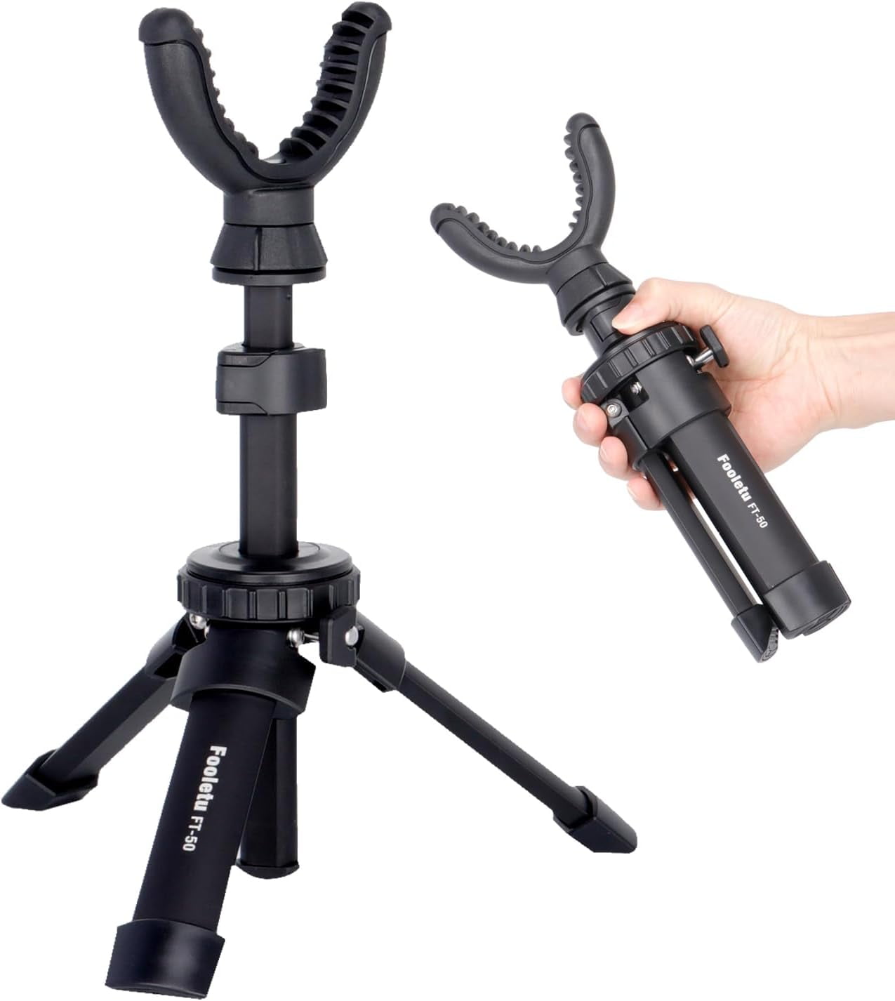 Shooting Rest Tripod Portable Shooting Tripods 360° Rotation V Yoke