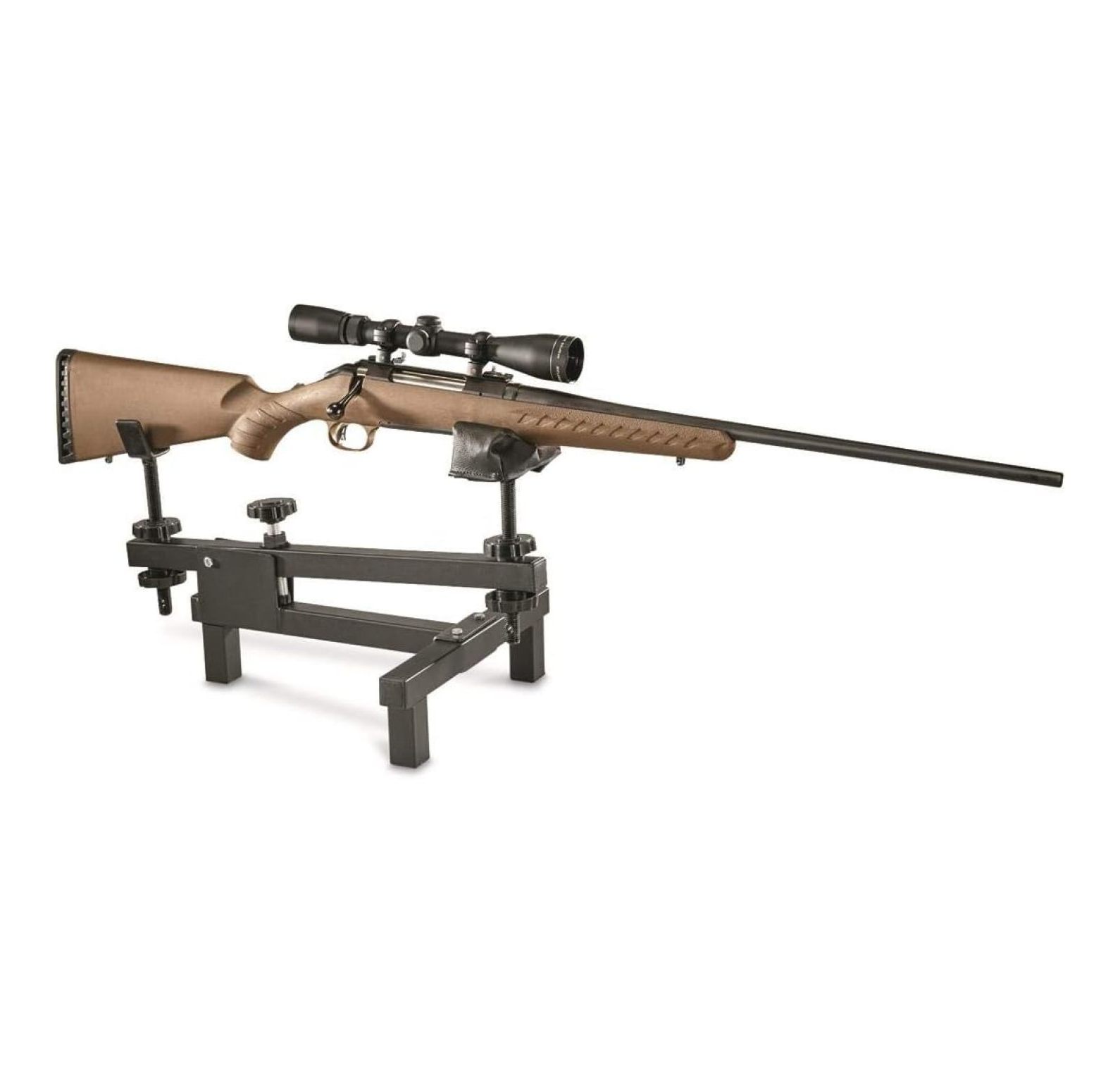 Shooting Rifle Bench Rest for Outdoor Range, Adjustable Portable Stand