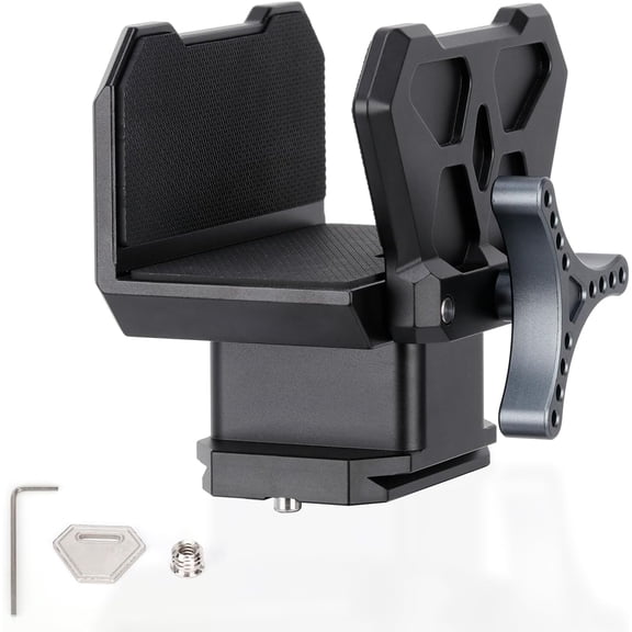 Shooting Saddle Clamp Tripod Rifle Clamp Arca Swiss Rifle Saddle Mount with Quick Release Plates Rail for Hunting and Shooting Gun Rifle Crossbow Shooting Rest, Universal Rest Head Clamp