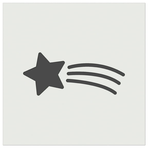 Shooting Star DIY Cookie Wall Craft Stencil - 5.5 Inch